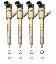 4x Injecteur d'origine Bosch 0445110083 Fiat Doblo Panda Punto 1.3 JTD Multijet