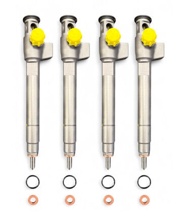 OE 4x Fuel Injector Set For Citroen Ford Peugeot 2.0 Diesel DW10 - 9674984080 - PSA Germany
