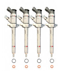 4x Injecteur d'origine Bosch Citroën C3 Peugeot 207 307 308 1.6 HDi 044511031